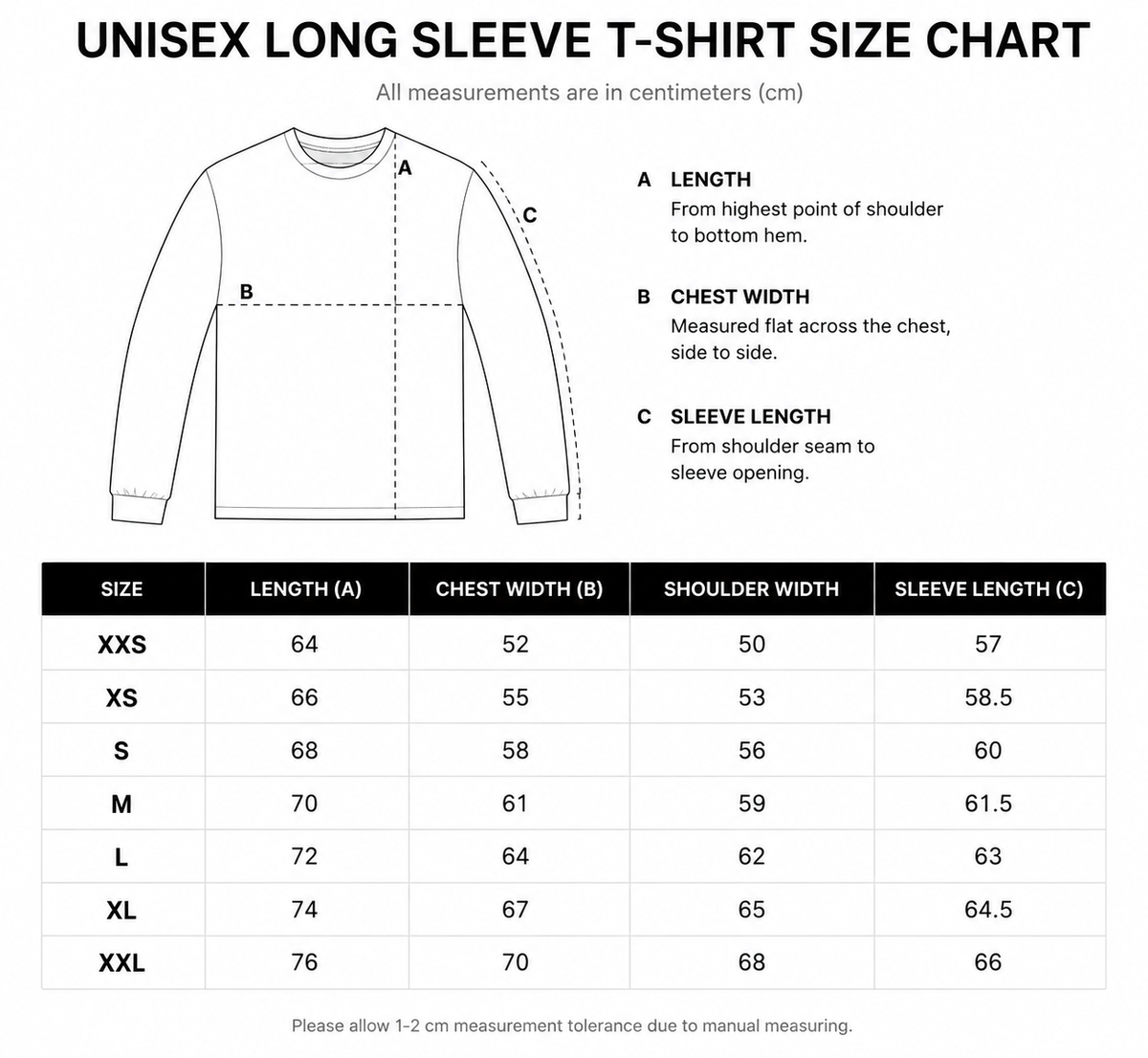 Do Not Enter Hand-Painted Long Sleeve Tee – White